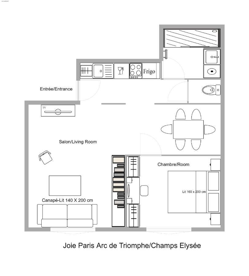 Joie Paris Arc de Triomphe - Champs Elysée Extérieur photo